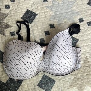 PINK Victoria's Secret Black and White bra